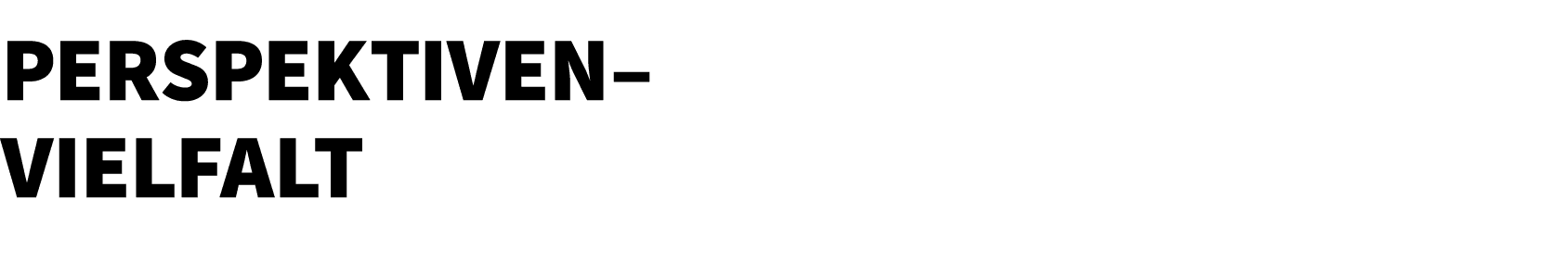 Perspektiven– vielfalt 